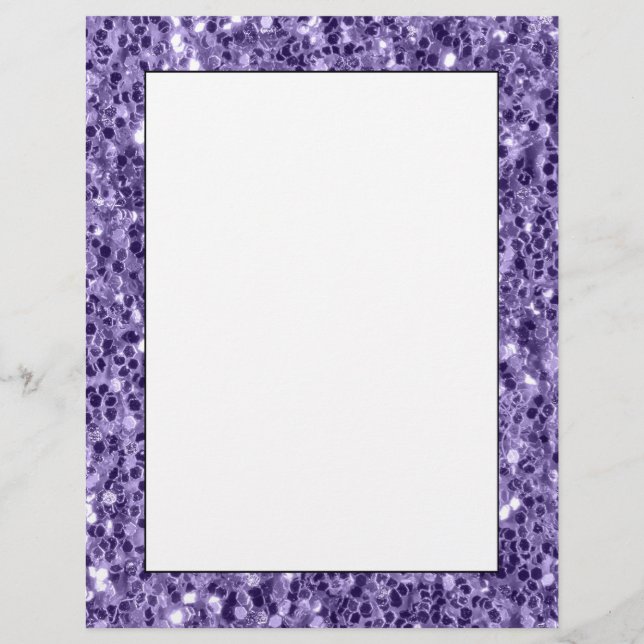 Ultra violet purple glitter sparkles (Front)