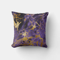 Ultra Violet Purple Gold Marble Metallic Foil