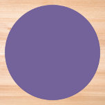 Ultra Violet Purple Solid Color Round Paper Coaster<br><div class="desc">Ultra Violet Purple Solid Color</div>