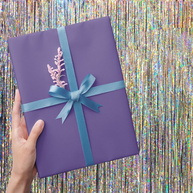 Ultra Violet Purple Solid Colour Wrapping Paper (Creator Uploaded)