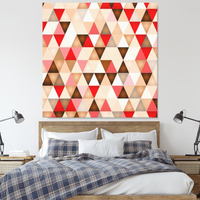 Ultrabrown I Canvas Print (Insitu(Bedroom))