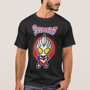 Ultraman Tiga Multi Type Chibi Style Kawaii T-Shirt