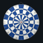Ultramarine Blue And White<br><div class="desc">Ultramarine Blue And White Dart Board</div>