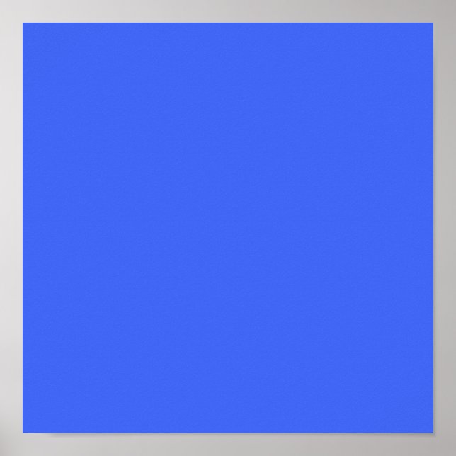 Ultramarine Blue Poster (Front)