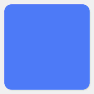 Ultramarine Blue Square Sticker