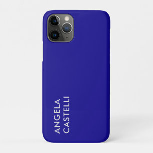 Ultramarine Blue Trendy Modern Minimalist Plain Case-Mate iPhone Case