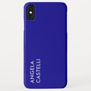Ultramarine Blue Trendy Modern Minimalist Plain Case-Mate iPhone Case