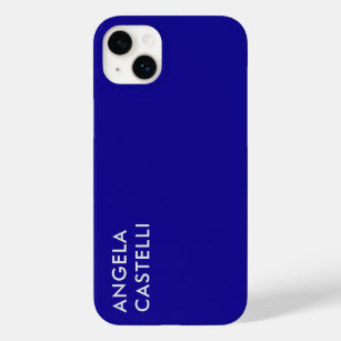 Ultramarine Blue Trendy Modern Minimalist Plain Case-Mate iPhone 14 Plus Case