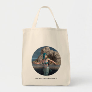 Ultramarine Mermaid Tote Bag
