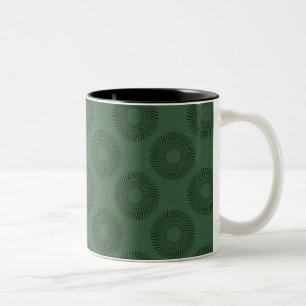 Ultramod Mug, Forest Green Two-Tone Coffee Mug