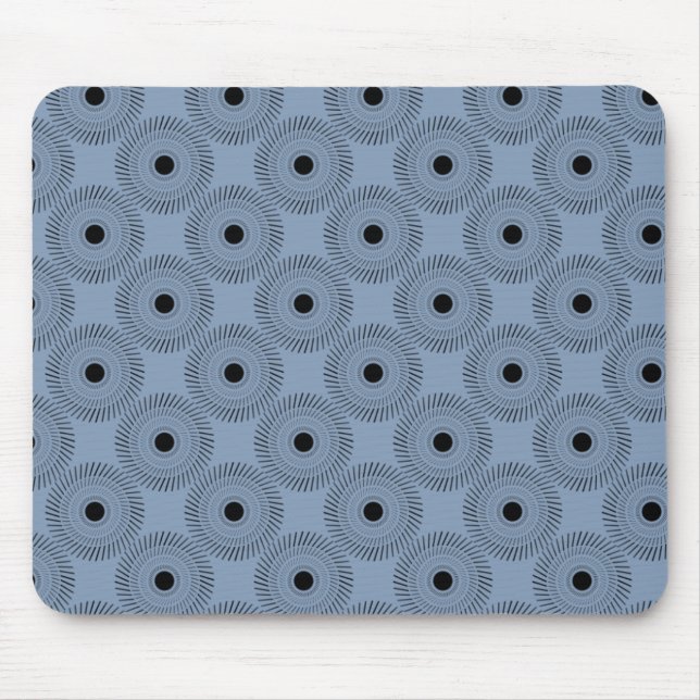 Ultramodern Charm Mousepad, Light Blue Mouse Pad (Front)