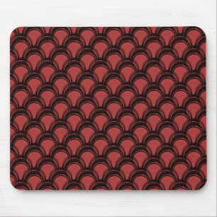 Ultramodern Glamour Mousepad, Dark Red Mouse Pad
