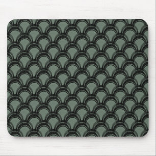 Ultramodern Glamour Mousepad, Dark Sage Mouse Pad