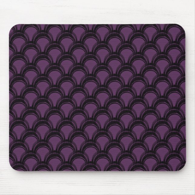 Ultramodern Glamour Mousepad, Eggplant Mouse Pad (Front)