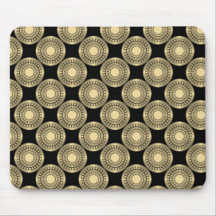 Ultramodern Perfection Mousepad, Gold Mouse Pad