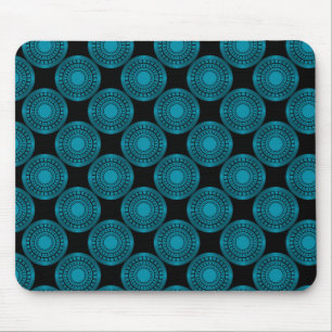 Ultramodern Perfection Mousepad, Teal Mouse Pad