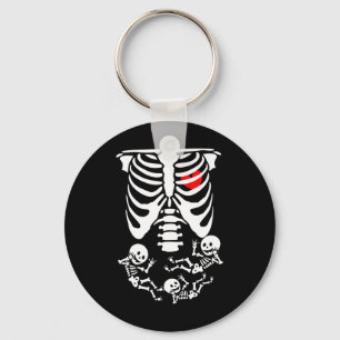 Ultrasound Coquette Breast Cancer Awareness Month  Key Ring