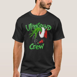 Ultrasound Crew Sonographer Merry Christmas Xmas P T-Shirt