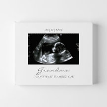 Ultrasound Gift for Grandma New Baby Announcement