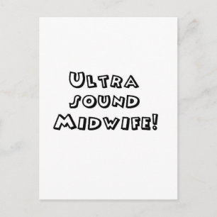 ultrasound midwife postcard