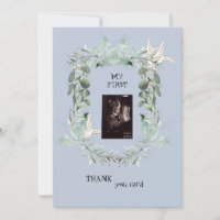 Ultrasound Photo Foliage Funny Thank You Baby
