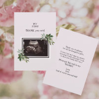 Ultrasound Photo Pink Baby Point of View
