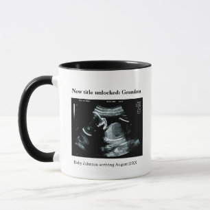 Ultrasound Pregnancy Announcement – Grandma to be Mug