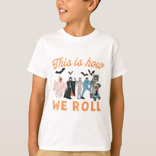 Ultrasound Tech Ghosts Vascular Tech Sonographer H T-Shirt