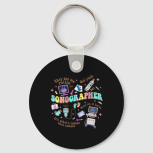 Ultrasound Tech Sonographer National Nurse Day  Key Ring