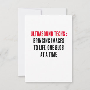 Ultrasound techs: Bringing images to life, one Thank You Card