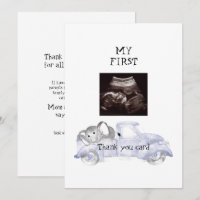 Ultrasound Vintage Blue Truck Thanks Funny 
