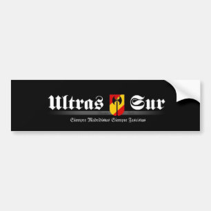 ultrassur Ultras Sur Real Madrid Bumper Sticker