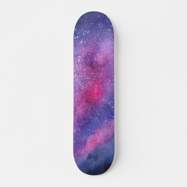 Ultraviolet galaxy skateboard (Front)