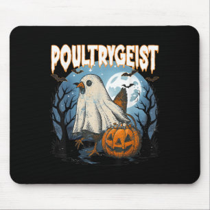 Ultrygeist Funny Halloween Chicken Ghost Costume P Mouse Pad