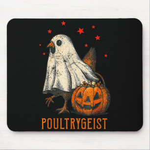 Ultrygeist Funny Halloween Chicken Ghost Costume P Mouse Pad