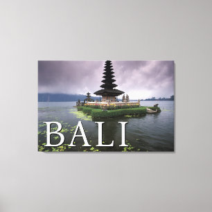 Ulun Danu Temple Bali, Indonesia Canvas Print