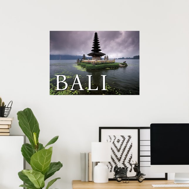 Ulun Danu Temple | Bali, Indonesia Poster (Home Office)
