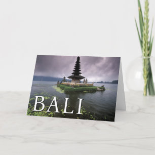 Ulun Danu Temple   Bali, Indonesia   Thank You Card