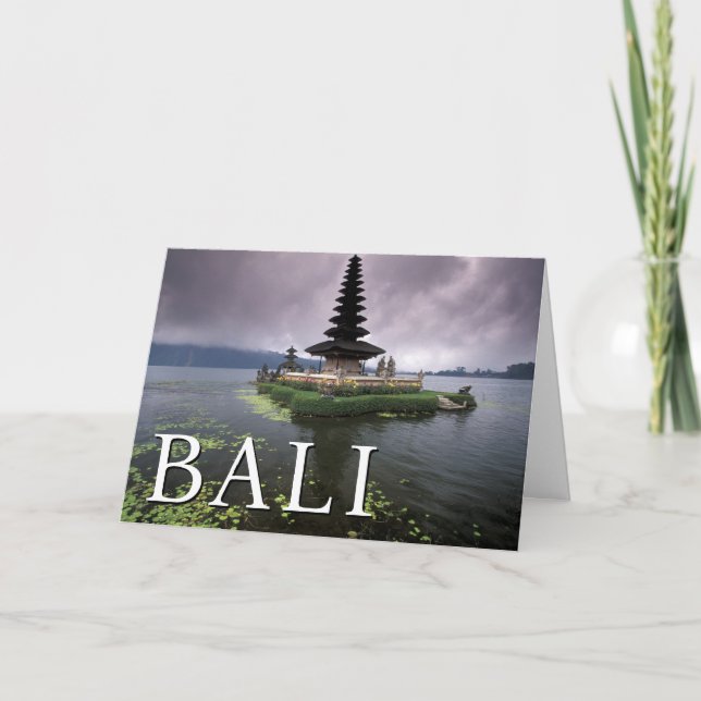Ulun Danu Temple | Bali, Indonesia | Thank You Card (Front)