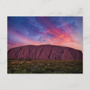 Uluru at Sunset Postcard