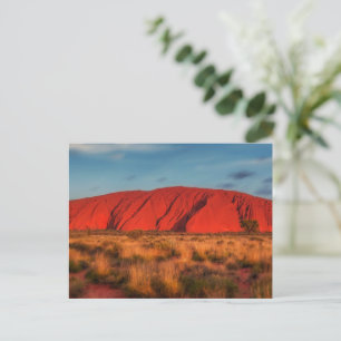 Uluru Australia Sandstone Rock Holiday Postcard