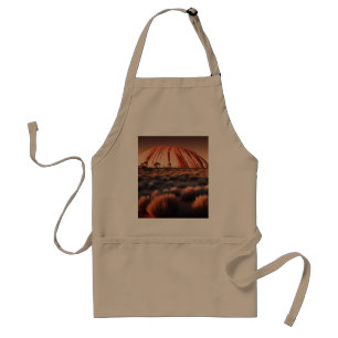 Uluru "Ayers Rock" Australia Oil Paint, Standard Apron