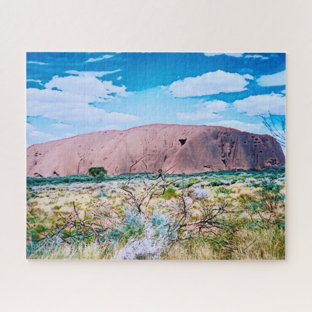 Uluru sunrise Central Australia travel Jigsaw Puzzle (Horizontal)