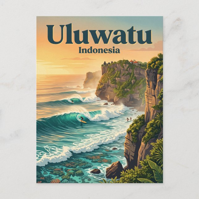 Uluwatu Indonesia Postcard (Front)