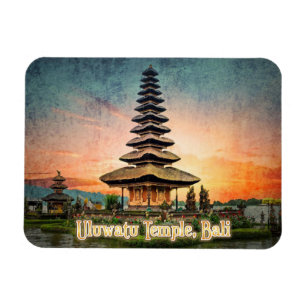 Uluwatu Temple, Bali stylised Magnet