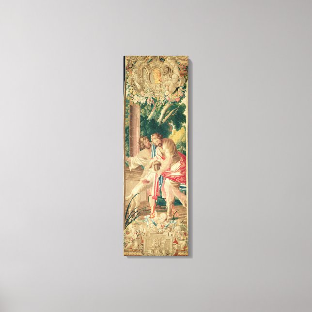 Ulysses accompanied by Telemachus Canvas Print (Front)