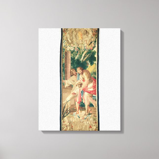 Ulysses accompanied by Telemachus Canvas Print (Front)