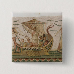 Ulysses and the Sirens 15 Cm Square Badge