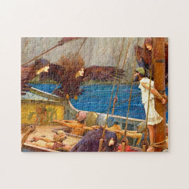 Ulysses and the Sirens by J. W. Waterhouse Jigsaw Puzzle (Horizontal)