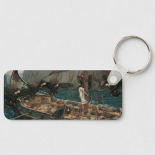 Ulysses and the Sirens by John William Waterhouse Key Ring